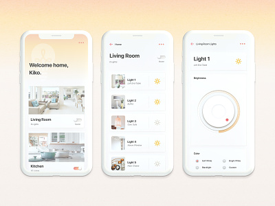 Daily UI #007 - Design a Settings Page app design apps buttons components control page daily design daily ui design prompt iphone lighting app settings page ui ui design uiux uiux design user interface wifi wifi-enabled
