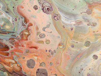 WAKE abstract abstract art acrylic acrylic painting bubbles contemporary art fluid marble marble textures marbled marbles pastels