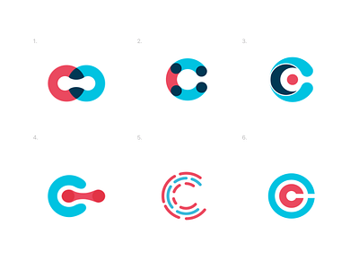 C Mark's the Spot brand c connection identity letter logo mark