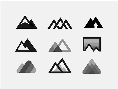 Mountain Marks branding identity logo mark mountains trademark