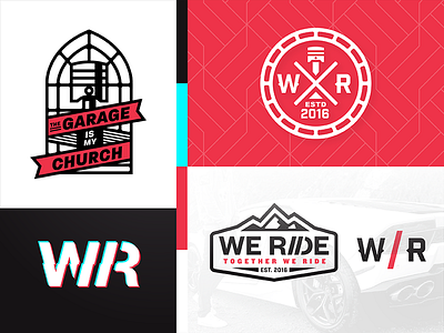 WR Swag apparel badge badges brand branding identity imports logo race racing ride speed