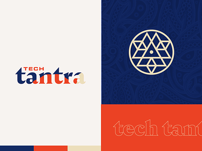 Tech Tantra brand branding design icon identity logo tantra tech typography