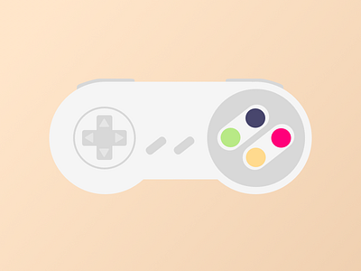 Nintendo Controller controller icon illustration illustrator nintendo sketch vector