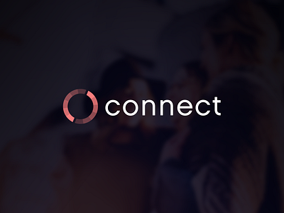 Connect Logo c community connect connect.com connection duality logo mobile mobile ui people togetherness two