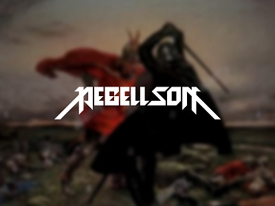Rebell Son Logo gaming logo metal midieval nerd rebell son