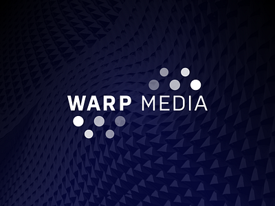 Warp Media Logo dots tech warp media wm