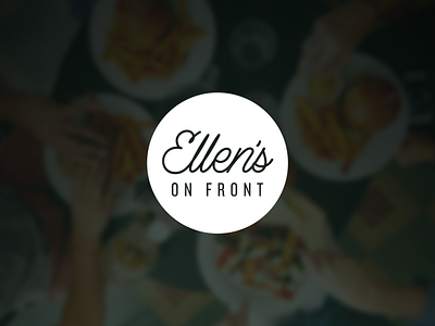Ellen's On Front Logo american diner family restaurant