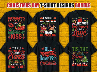 CHRISTMAS DAY T SHIRT DESIGN BUNDLE christmas day t shitr