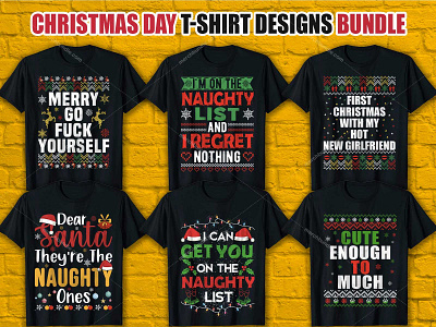 CHRISTMAS DAY T SHIRT DESIGNS BUNDLE christmas day t shitr