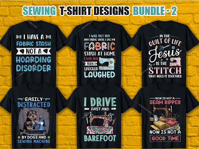 SEWING T SHIRT DESIGN BUNDLE sewing day t shitr