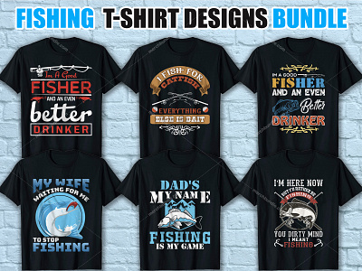 fishing t shirt design bundle - Fishing t shirt designs