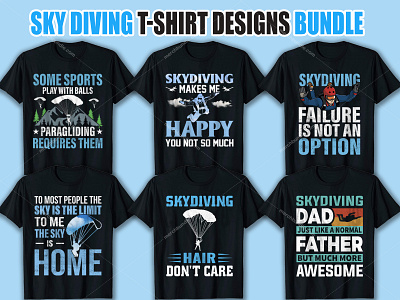 Sky Diving T Shirt Design sky diving ocean t shitr