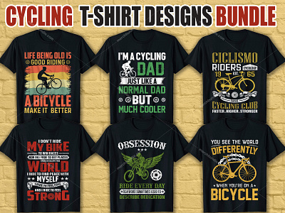 Best Cycling T Shirt Design Bundle cycling lovers t shitr