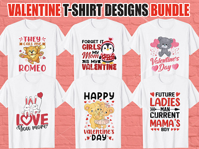 Valentine T Shirt design Bundle branding logo valentine lovers t shitr