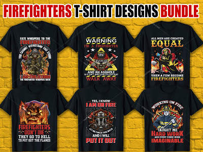 Firefighters T Shirt Design Bundle firefighters lovers t shitr