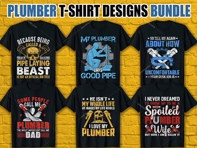 PLUMBER T-SHITR DESIGN BUNDLE