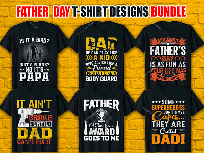 Father Day T-Shirt Designs Bundle merch by amazon