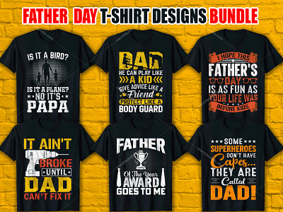 Father Day T-Shirt Designs Bundle