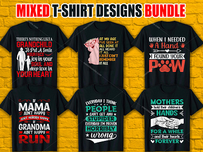Best Selling Trendy T-Shirt Designs Bundle