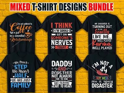 Best Selling Trendy T-Shirt Designs Bundle