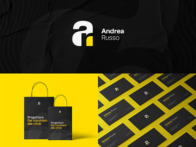Personal Identity | Andrea Russo animation branding design flat logo minimal typography