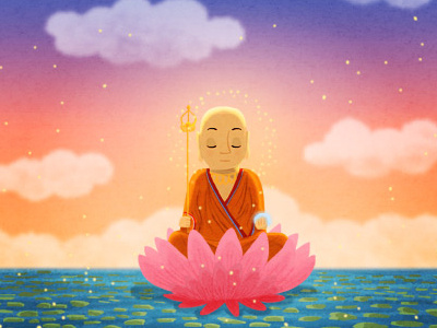 Bodhisattva bodhisattva buddhist east eastern religion illustration lotus