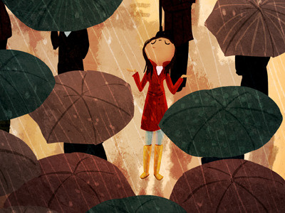 City in the rain by nidhi chanani on Dribbble