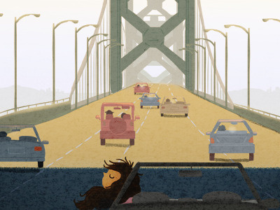 the bay bridge bridge illustration sf