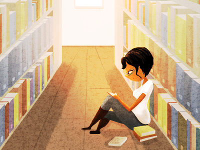 some of my best friends books girl illustration reader reading