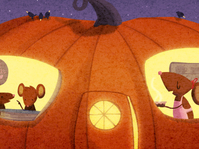 the great pumpkin festive halloween mice october pumpkin