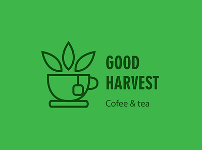 Good Harvest design flat logo minimal