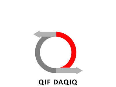 #logo QIF DAQIQ branding design illustration ink inkscape logo