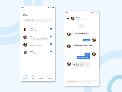 Chatbox app chat chatbox design ui uiux