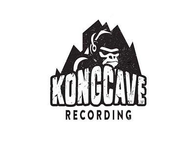 Kongcave Recording Studio Logo branding logo