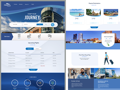 Ford Airport Web Design Concept