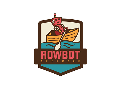 Rowbot Logo logo robot