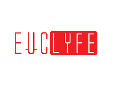 EucLyfe - Simple logo design branding design graphic design logo typography