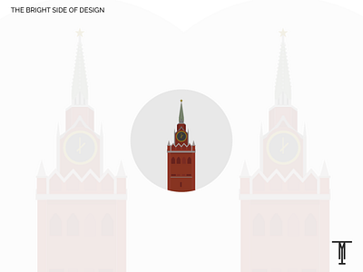 Avatar for social networks "Kremlin" design facebook flat illustration instagram kremlin logo minimal russia social network ussr vector vk вектор