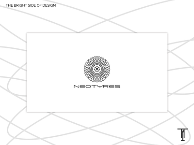 Neotyres logo branding design industrial like logo minimal modern tires vector wheels вектор колеса логотип шины