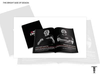 Book for the boxing club book branding design indesign magazine minimal polygraphy print production журнал книга полиграфия