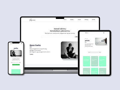 Anxwer - Answering your anxiety issues - Web Application anxiety design design exploration landing page mockup ui ux web app web application web design website