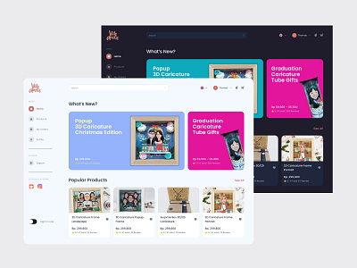 Little Amora - Ecommerce Dashboard Page dashboard design design exploration e commerce ecommerce inspiration product design ui ux web app web design website
