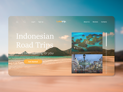 Enjoy Your Travel & Enjoy Your Day design minimal ui web
