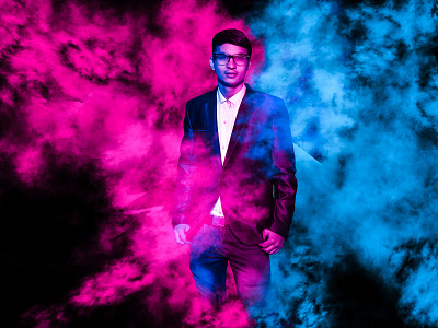 color smoke effect