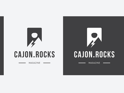 CAJON.ROCKS branding cajon logo magazine music rocks