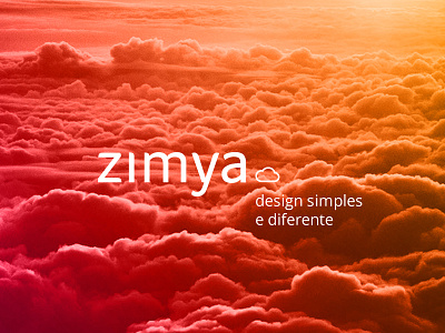 Zimya Branding branding carolpoll cloud design different logo simple zimya