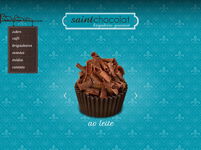 Saint Chocolat | Website | Part 1 carolina poll clean design home layout webdesign website zimya