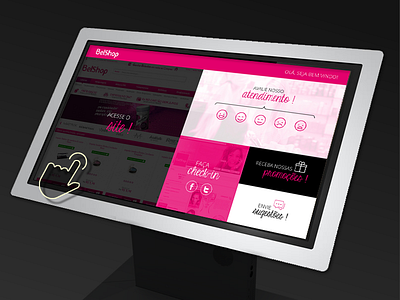 Touch Interface for Belshop design fika interface kiosk layout touch screen