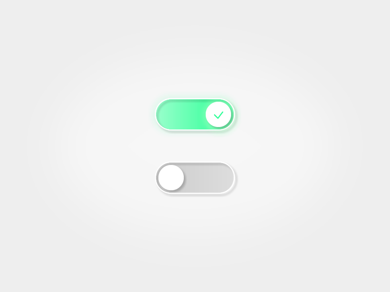 Daily UI 015 | On/Off Switch by Carolina Poll on Dribbble