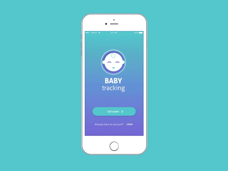 Baby Tracking App | Part 4 app concept design mobile product design ui ui design user interface ux ux design visual design webapp